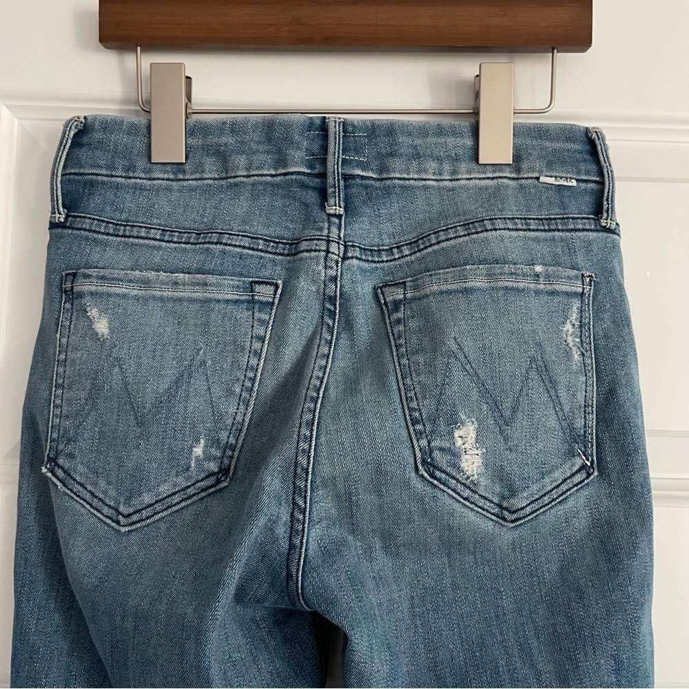 MOTHER Blue Ankle & Cropped Skinny Jeans sz 25 - Picture 9 of 13